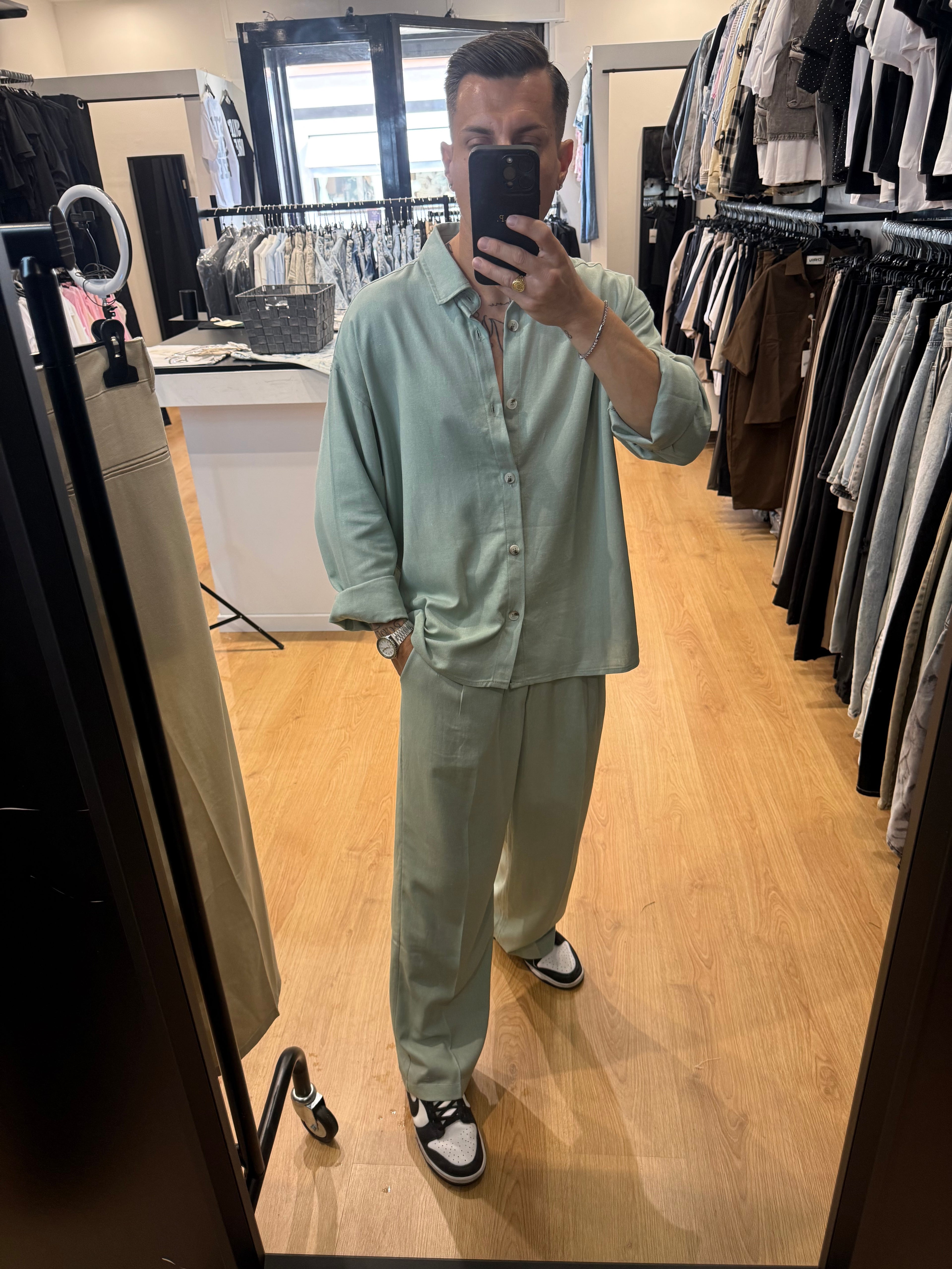 Coordinato Lino Baggy