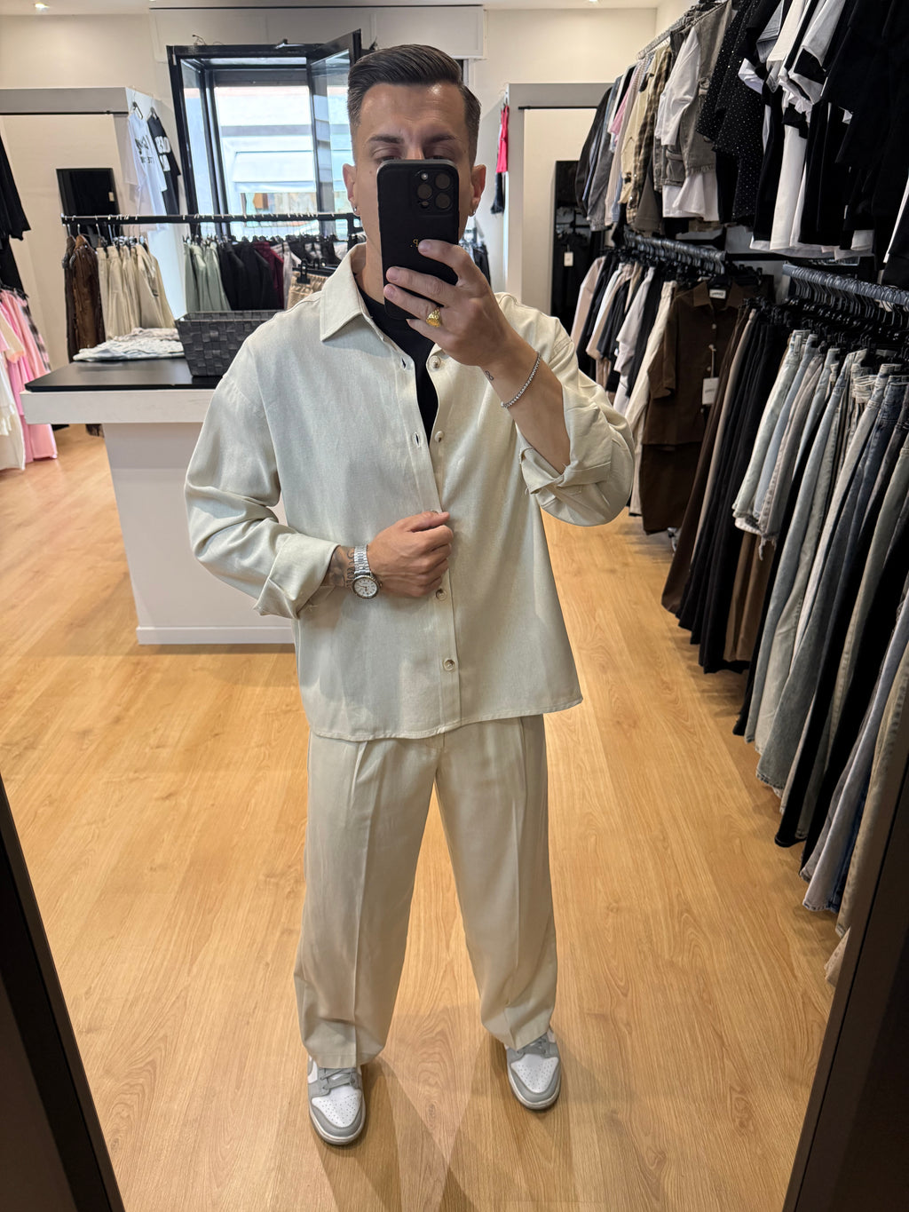 Coordinato Lino Baggy