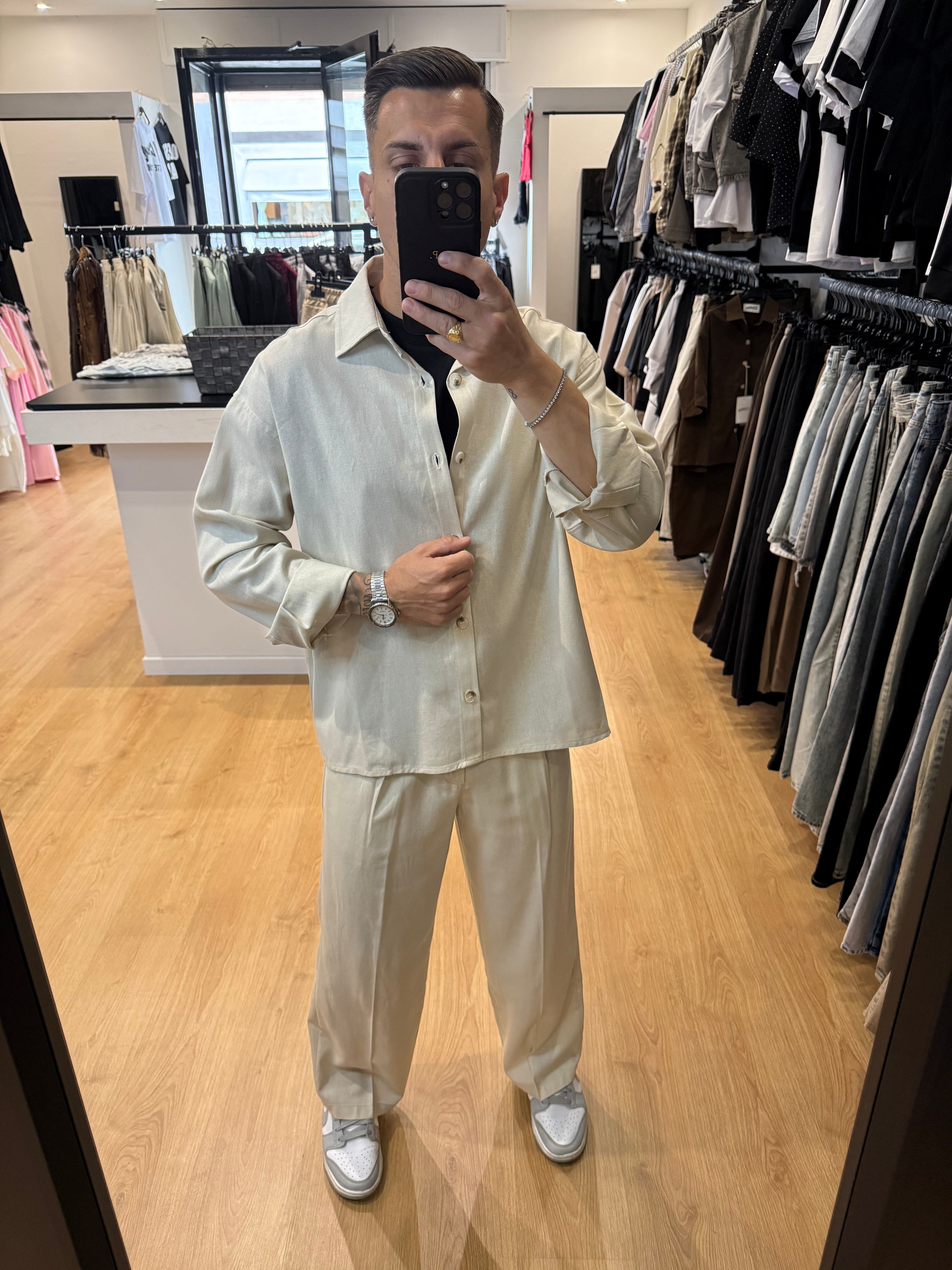 Coordinato Lino Baggy