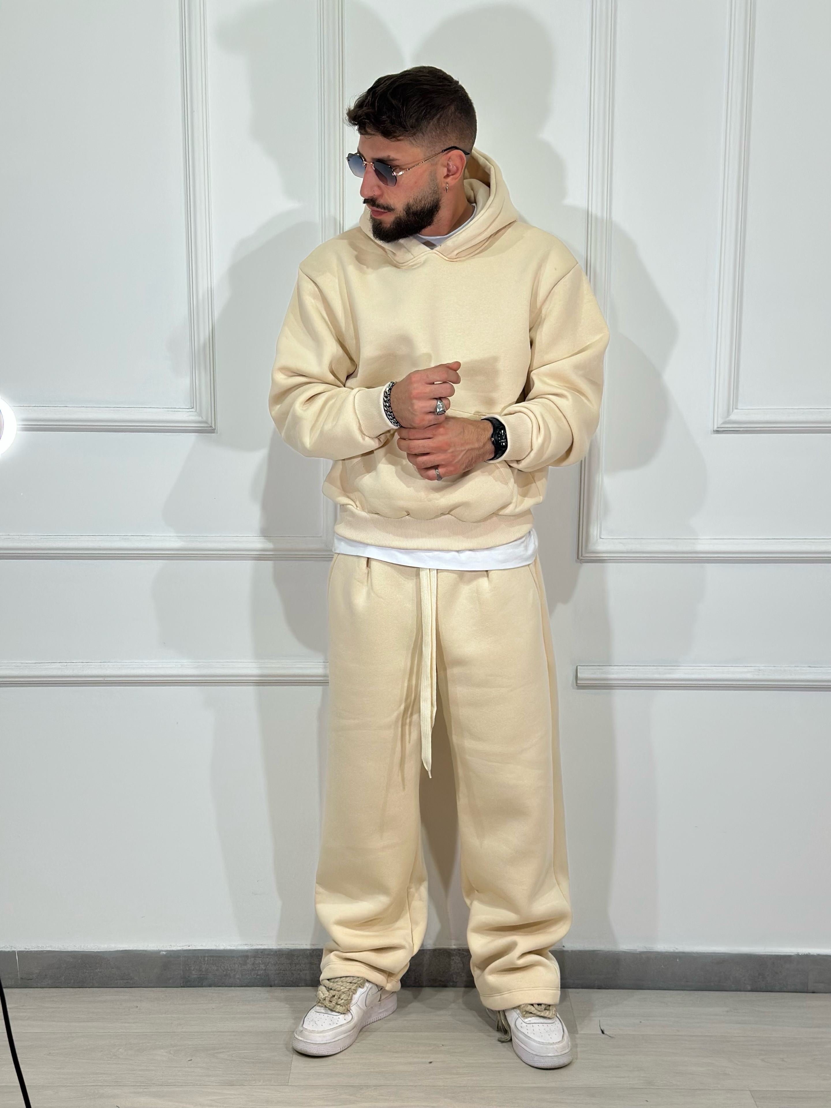 Coordinato tuta avorio