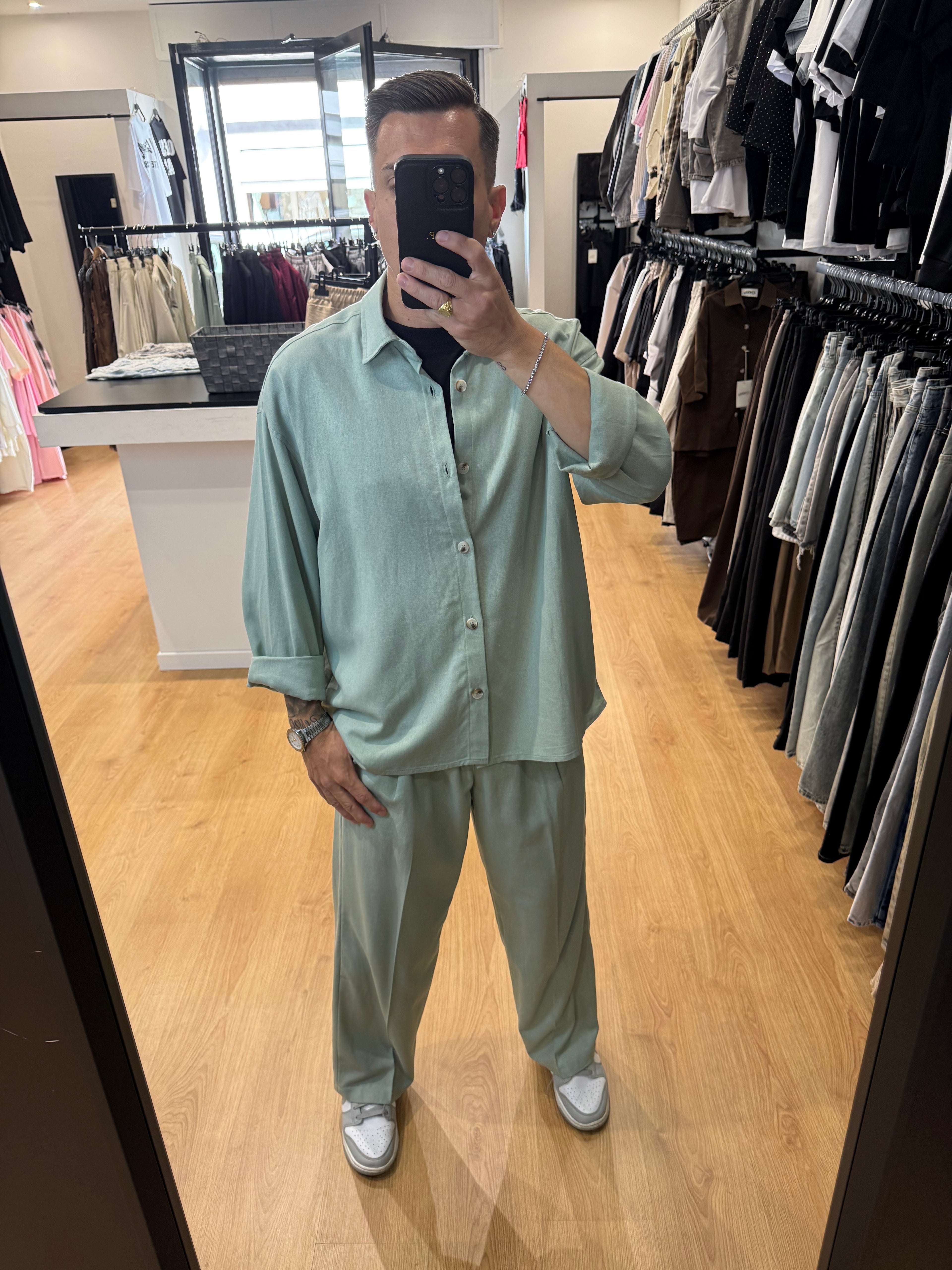 Coordinato Lino Baggy