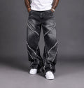 JEANS GREY CUT