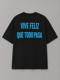 T-shirt Vive azzurro