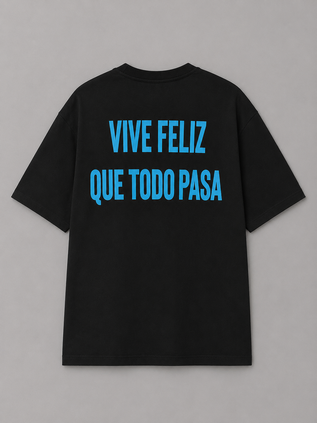 T-shirt Vive azzurro